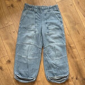 Free People Blue Denim Pants